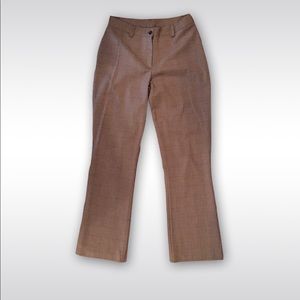 Plaid bootcut dress pants